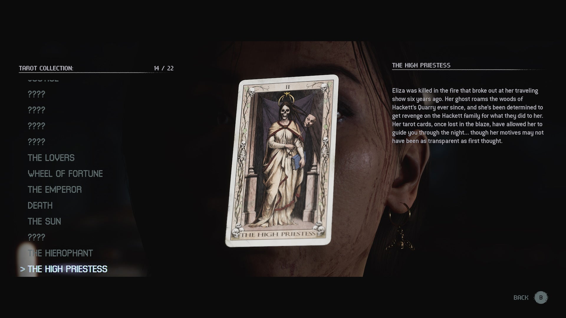 The Quarry Tarot Cards locations